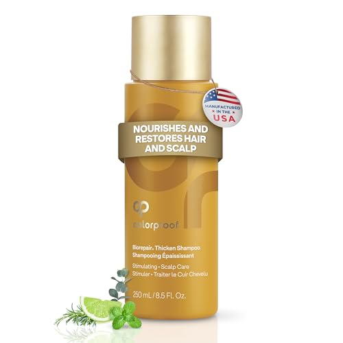 Colorproof Biorepair Thicken Shampoo for Thinning Color-Treated Hair, Nourishes & Stimulates Hair & Scalp, Thicker, Fuller Looking Hair, Sulfate-Free, Vegan