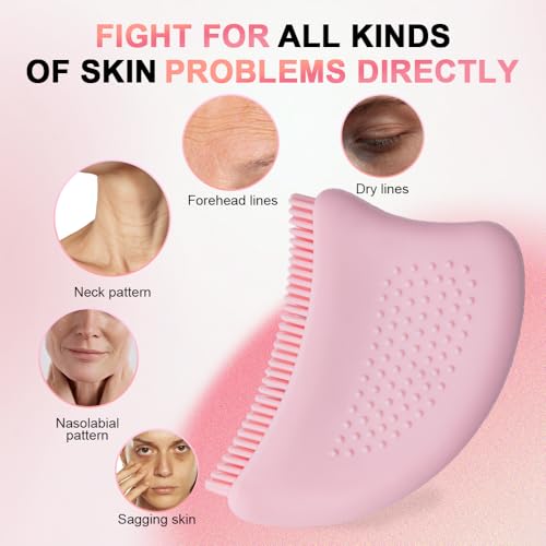 Upgrade Lymphatic Contour Face Brush 2.0 ? Face Brush for Lymphatic Drainage, Anti-Puffiness & Skin Sculpting for Women, Ergonomic Design for Precise Fit (2 Pcs)