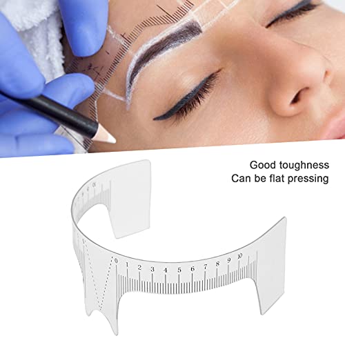 Professional Eyebrow Positioning Ruler Microblading Brow Shape Design Ruler Measure Tool(B) Piercing & Supplies (Nose bridge ruler type A)