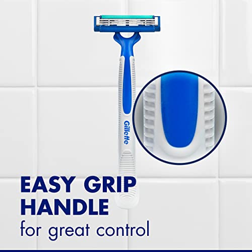 Gillette Sensor3 Simple Men¡¯s Disposable Razors, 8 Count (Pack of 2) Blue
