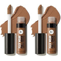 Revlon ColorStay Flex Wear, Full Cover Non-Creasing Concealer, Infused with Hyaluronic Acid & Vitamin E, Flexible Longwear, 076 Caramel, 0.34 Fl Oz (Pack of 2)