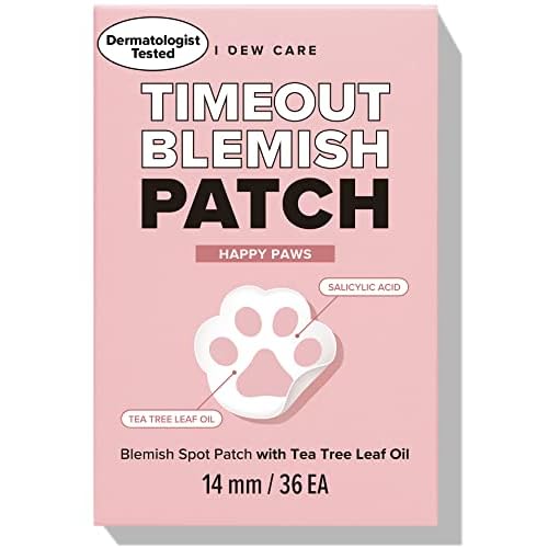 I DEW CARE Hydrocolloid Acne Pimple Patch - Timeout Blemish Original + Timeout Blemish Happy Paws Bundle