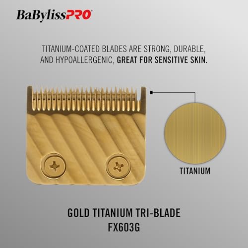 BaBylissPRO Replacement Clipper Tri-Blades for FX870, FX825, FX673 Clippers and most 2-hole blade systems