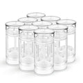 9 PCS 2.5oz/75ml Round Plastic Containers, Reusable Clear Twist Up Filling Stick Holder, Makeup Stick for DIY Balm, Chapsticks, Bottom-Filling