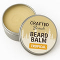 Beard Balm - Tropical Scent - 2oz Tin - Beard Wax - Light Hold - (TR)