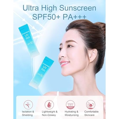 20PCS Mini Sunscreen & 20PCS Mini Aloe Vera Gel - Travel Size Bulk Sunscreen & Aloe Vera Gel (4ml Each), Lightweight & Non-Greasy & Hydrating, Perfect for Outdoor Party, Thank You Gifts, Daily Use