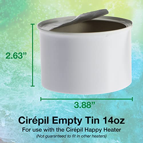 Cirepil - Destination SPA, Excursion Japonaise - 400g / 14.11 oz Wax Tin - Green Tea Scent - Thin Gel Texture - Perfect for Large Areas & All Hair Types - Strips Needed