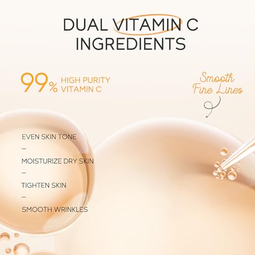 Skin Care Set Vitamin C Beauty Gift Sets Skin Care Kit with Serum, Eye Cream, Face Cream Travel Kit for Women Mom Wife Sister Daughter Teen Girls TSA-friendly Sizes Birthday Gift 3pcs
