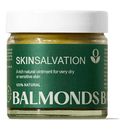 Balmonds Skin Salvation 2.1 fl oz (60 ml) - Salve for Dry, Rough & Sensitive Skin ? All-Purpose Intensive Moisturizer with Calendula, Hemp & Beeswax ? 100% Natural Balm & Cruelty Free
