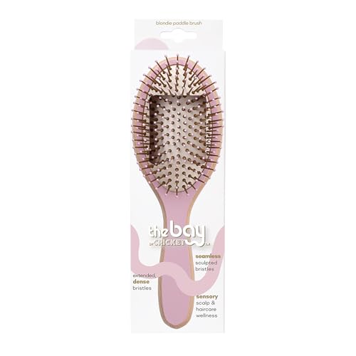 The Bay by Cricket¢â Blondie Paddle Hair Brush Painted Ladies Series with Extended Nylon Bristles and Reflexology Responsive Cushion for Enhanced Smooth and Shiny Hair Results