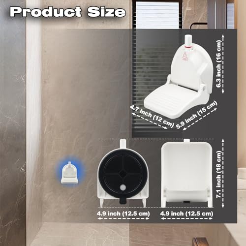 Shower Foot Rest for Shaving Legs,Shaving Stool with Vacuum Suction Cup,Foldable Reusable Shower Step for Shaving Legs,Shaving Step for Inside Shower
