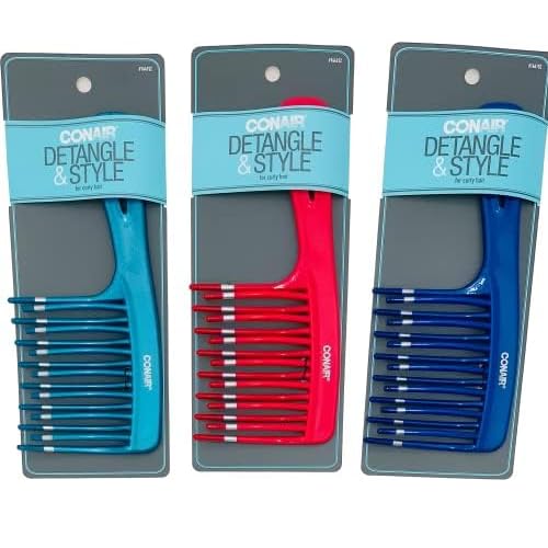 Conair Styling Essentials Style & Detangle Comb 1 ea (Pack of 3)