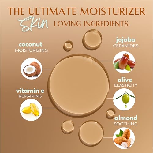 Vanilla Coconut Hyper Skin Moisturizer, After Shower Oil for Women Jojoba I Coconut I Almond I Papaya I Recommended: Vitamin E : Moisturizing.