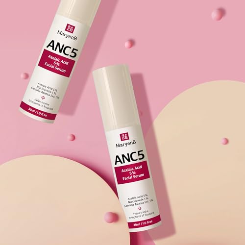 Azelaic Acid 5% + Niacinamide 1% + Cica 1% Face Serum with Hyaluronic Acid - Dark Spots Redness Pore Minimizer for Sensitive Acne Skin Care, 1 Fl Oz (30ml)