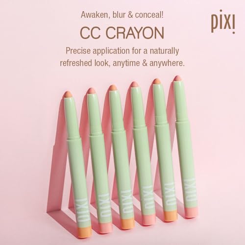 Pixi Beauty CC Crayon Bright Undereye, Concentrated Colour Correcting Pencil Concealer, Neutralize Under-Eye Darkness, For Fair to Tan Skin Tones 1.2g / 0.04oz