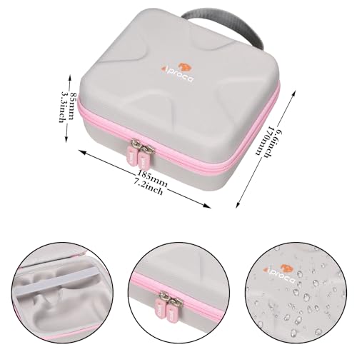 Aproca Hard Travel Storage Portable Case, for Braun Epilator Silk-?pil 9 9-720 / Silk-?pil 9 9-890 Hair Removal and Accessories