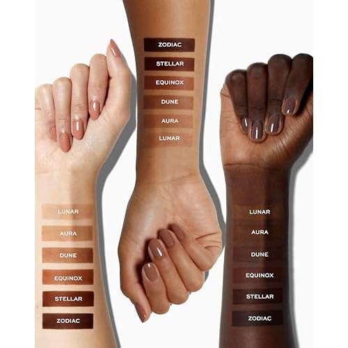 MAKE Beauty Skin Mimetic Microsuede Bronzer Powder - Matte Bronzing Powder Contour, Buildable Formula, Non Comedogenic, Long Lasting Color. Shade - Lunar for Fair to Light Skin