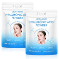 2 Pack 2-in-1 Hyaluronic Acid Powder ? High Molecular Weight for Moisture + Low Molecular Weight for Hydration, Cosmetic-Grade DIY Skincare Ingredient for Serums, Masks & Lotions, 7.6oz