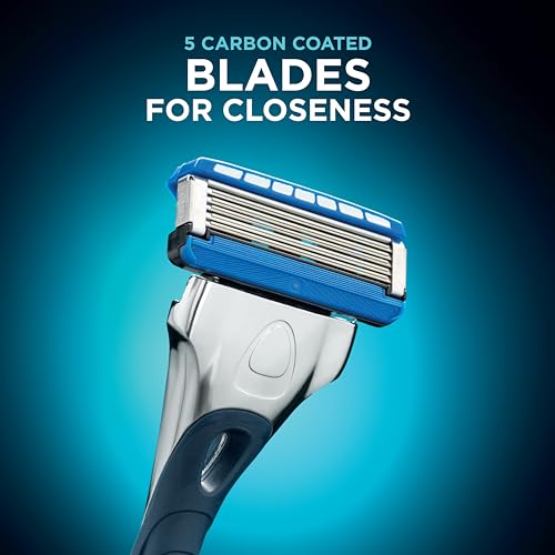 Wilkinson Sword Hydro 5 Skin Protection Regular ? Razor Blades for Men, Blue, Pack of 8