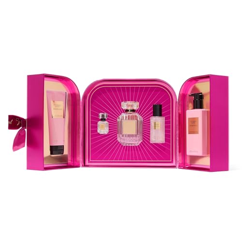 Victoria's Secret Bombshell Ultimate Fragrance 5 Piece Gift Set: Eau de Parfum, Mist, Lotion & Wash