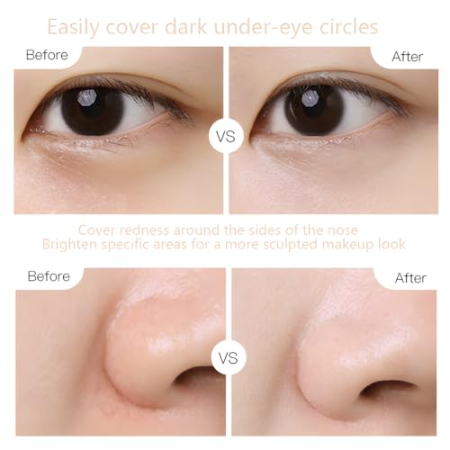 Neutral Concealer Crayon, Brightening Creamy Concealer Sustainable Under Eye Concealer stick Beauty Makeup (Neutral, 1 pc)