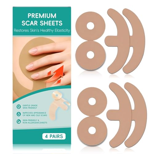 Silicone Scar Sheets for Breast, 8 Pieces Of Reusable Silicone Breast Scar Sheets, Effective Postoperative Scar Healing Solution, Promote Healing, Reduce Scar Appearance, Scar Care