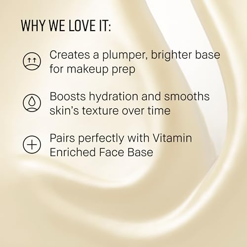 Bobbi Brown Vitamin Enriched Smoothing Serum | Glowy, Hydrating Overnight Face Serum | Niacinamide & Vitamin C, 1 Fl Oz