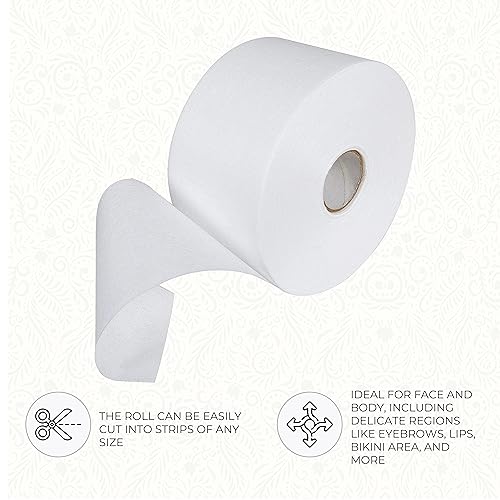 ForPro Non-Woven Epilating Roll for Body and Facial Hair Removal, Tear-Resistant, Lint-Free, 3¡± x 55 Yards, White