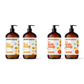 Everyone 3-in-1 Kids and Adults Shampoo, Bubble Bath, and Body Wash, 32 Fl Oz (Pack of 4)