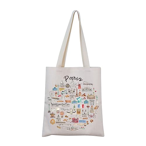 Paris City Tote Bag Paris Travel Gift Paris Gift Welcome to Paris Moving to Paris Gift