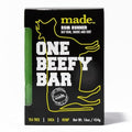 made One Beefy Bar | Rum Runner | Shampoo, Body Wash & Shaving Soap | Bay Rum & Smoked Earth Scent | Breakaway Brick Design | Moisturizing with Coconut Oil, Shea Butter & Aloe Vera | 16 oz