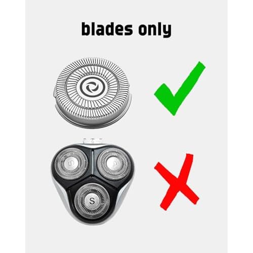 Electric Razor for Men Blades Compatible with rategist Electric Shaver Blades rategist Replacement Blades for rategist Rechargeable Electric Shaver WD-787, 2 Cleaning Brush