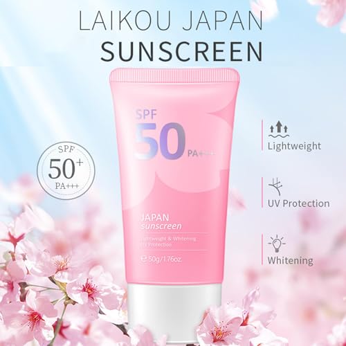 Japanese Sunscreen SPF 50 PA+++ Rosada Moisturizing Sunscreen Essence Cream 50g (3)