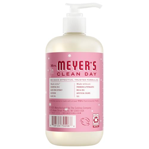 Mrs. MEYER'S Clean Day Liquid Hand Soap, Peppermint, 12.5 oz (Pack of 3)