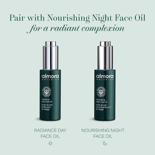 Radiance Day Face Oil 15mL | Hydrating & Brightening Facial Oil for Glowing Skin | Lightweight, Non-Greasy Formula with Sunflower Oil & Beta Carotene | Natural, Vegan Skincare