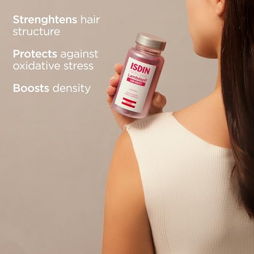 ISDIN Lambdapil Hair Density Capsules: Hair Thickening Vitamin Capsules for Thinning Hair