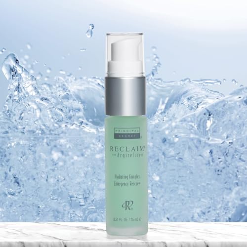 RECLAIM Hydrating Complex Emergency Rescue Serum with Ceramide, 5% Argireline, Antioxidants, and Melon Extract, 0.51 oz, by Principal Secret