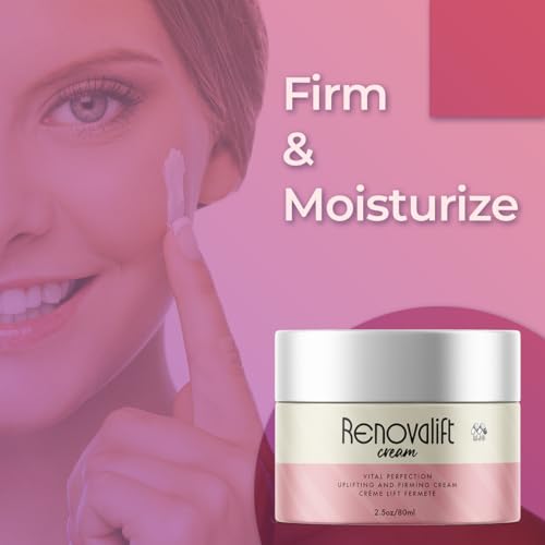 (2 Pack) Renovalift Face Cream, Renovalift Skin Cream with All Natural Ingredients, Advanced Facial & Neck Moisturizer with Premium Uplifting & Firming Cr?me for Women Supporting Healthy Skin (5 oz.)