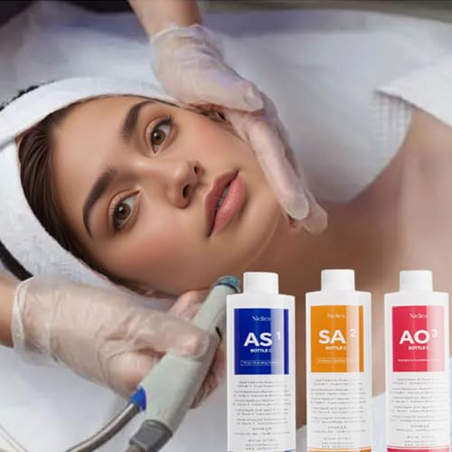 Professional Hydro Peeling Solution for Hydrodermabrasion Machines ? Bubble Solution for All Skin Types AO3 ? Deep Cleansing, Hydration, and Anti-Aging