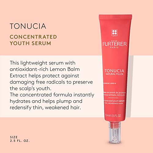 Ren? Furterer TONUCIA Concentrated Youth Serum - For Thin, Weakened Hair Due to Aging - Collagen-Boosting Pro-Youth Ritual - 2.5 fl. oz.