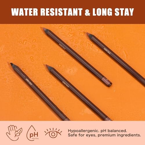 2 IN 1 Eyeliner Pencil¡¼Smudge Proof¡½¡¼Water Proof¡½¡¼Long Wearing¡½£¬1# PLUM