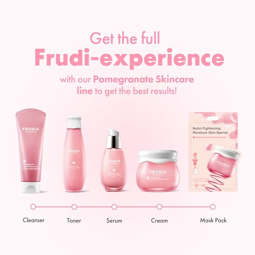 FRUDIA Pomegranate Nutri-Moisturizing Face Serum (1.76 oz) ? 64% Pomegranate Extract & Vegan Collagen for Firming | Anti-Aging Korean Face Serum for Radiant & Youthful Skin