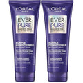 L¡¯Oreal Paris Sulfate Free Brass Toning Purple Conditioner for Blonde,Bleached,Silver,or Brown Highlighted Hair,EverPure,6.8 Fl Oz (Packaging May Vary),(Pack of 2)