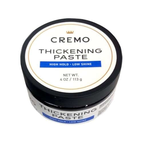 Cremo Barber Grade Hair Styling Thickening Paste, 4 Ounce (Pack of 3)