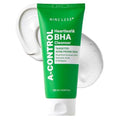 NINELESS A-Control Heartleaf & BHA Cleanser ? Korean Exfoliating Face Wash with Salicylic Acid for Clear Skin ? Blackhead Remover, Deep Pore Cleansing, 4.05oz.