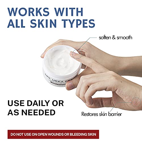 OUKEYA Urea Cream 40 Percent,Foot & Hand Cream for Dry Cracked,Urea Lotion for Feet Maximum Strength(4 Packs)