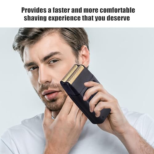 1 Pack Professional 5 Star Series Finale Shaver Replacement Foil and Cutter Bar Assembly Compatible With Wahl Shaver Foil 7031-100, 7043-100 Super Close Shaving Replacement Heads£¬ (Black)