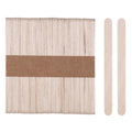 200/500/1000pcs 4.5 Inch Wooden Craft Sticks, Hair Removal Wax Sticks for Eyebrow and Body, Wax Wiping Tools,Natural Wood Popsicle Ice Cream Sticks,Art Projects DIY Wood Crafts