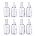 Pandahall 15Pcs Fine Mist Spray Bottles Empty Plastic Reusable Bottles with Pumps Clear 150ml/5oz for Essential Oils, Face Spray, Hair Spray, Travel