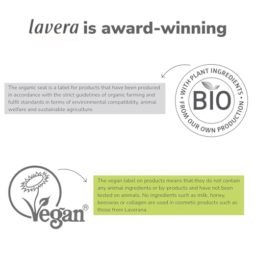 lavera Good Night 2in1 Hand Cream and Mask - natural cosmetics - vegan - certified - grape & shea butter - 2.5 Fl Oz